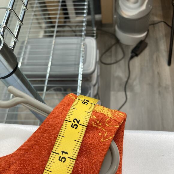 Dana Kay Women's Orange Hawaiian Maxi Dress Size 12 Aloha Summer Party Beach - Picture 3 of 9